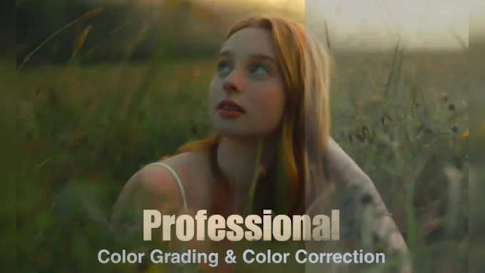 Professionally color grade your videos